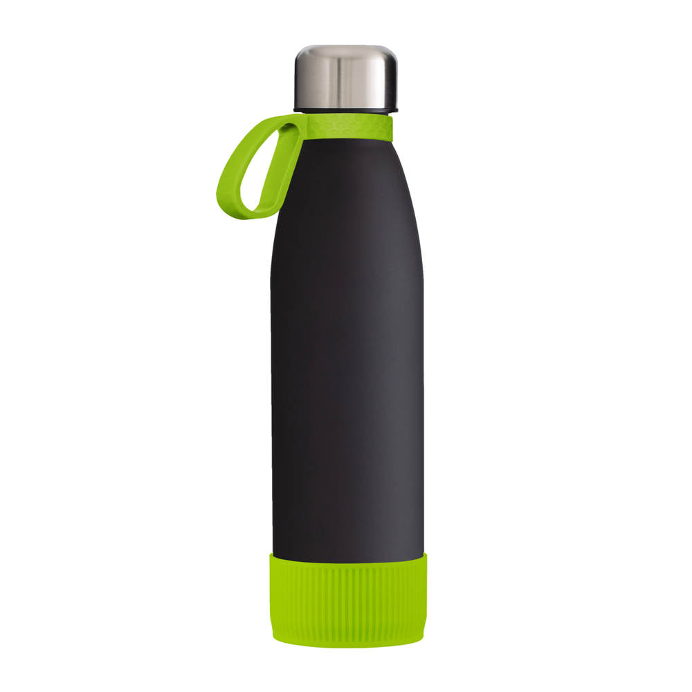 Fles RETUMBLER-myTOULON GLASS - lichtgroen, zwart